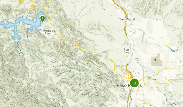 Paso Robles, California Map