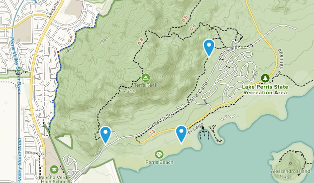 Perris, California Map