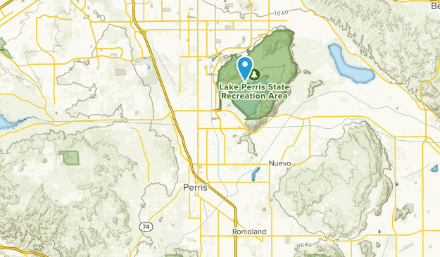 Perris, Californie Map