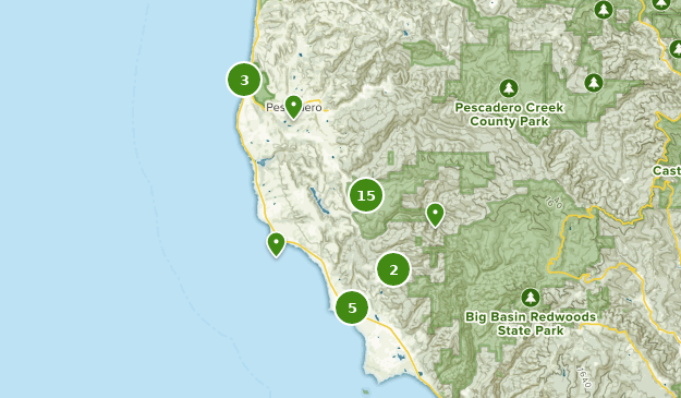 Pescadero, California Map