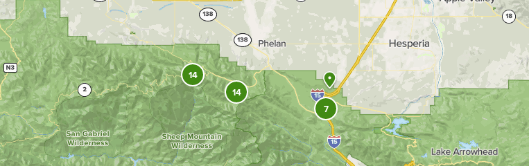 Best Trails in Phelan, California