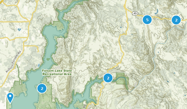 Pilot Hill, Kalifornien Map
