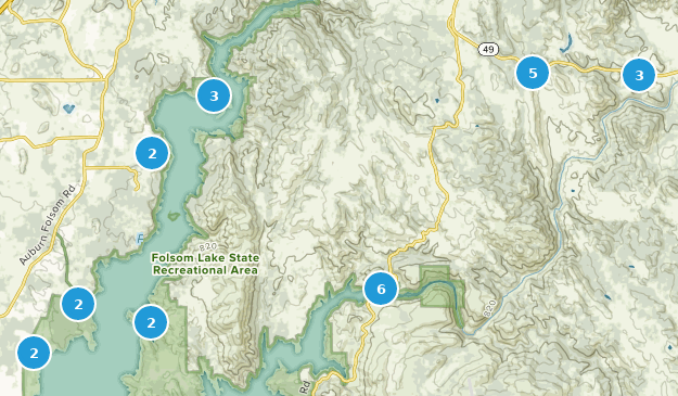 Pilot Hill, Californie Map