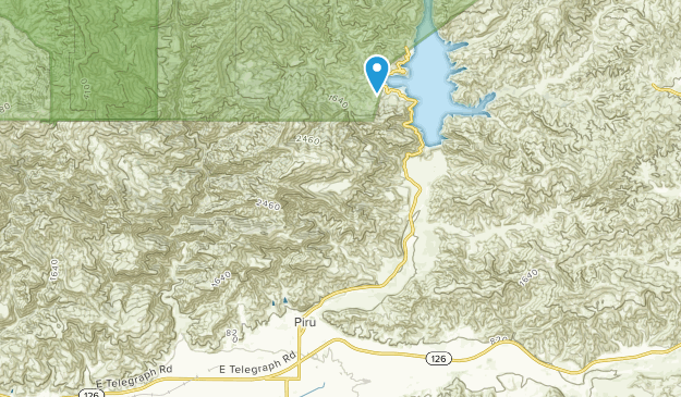 Piru, Californie Map