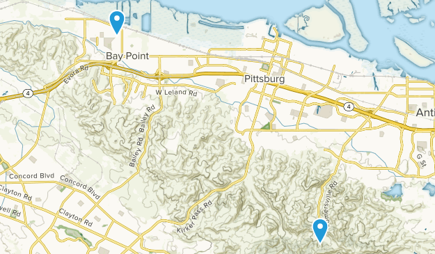 Pittsburg, California Map