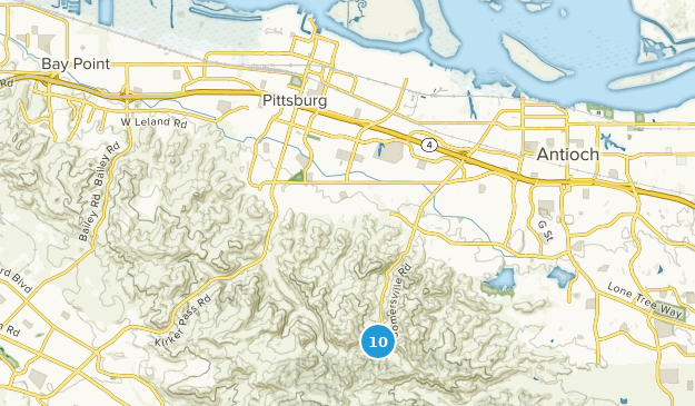 Pittsburg, Californie Map