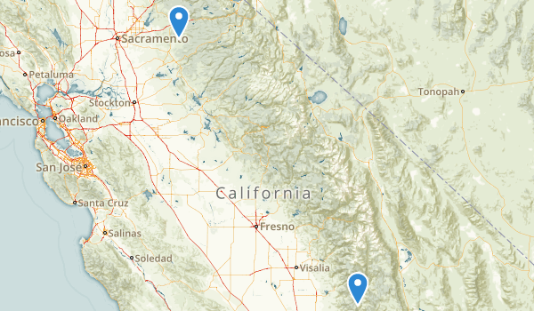 Placerville, California Map
