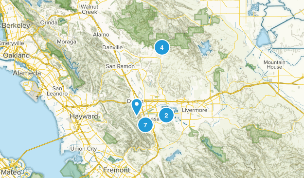 Pleasanton, California Map