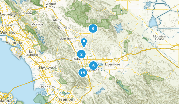 Pleasanton, California Map