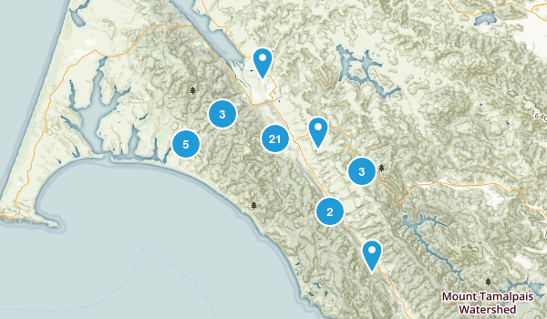 Point Reyes Station, California Map