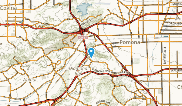 Pomona, California Map
