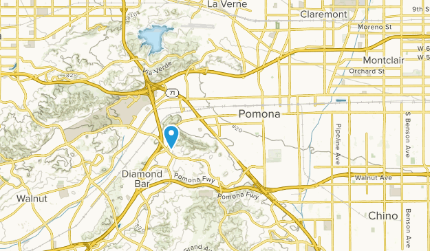Pomona, Californie Map