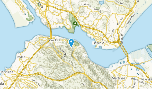 Port Costa, Californie Map