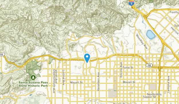 Porter Ranch, Kalifornien Map