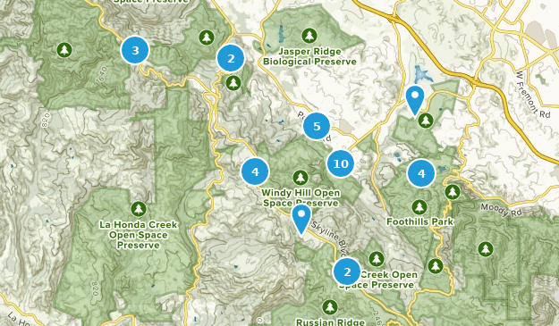 Portola Valley, California Map