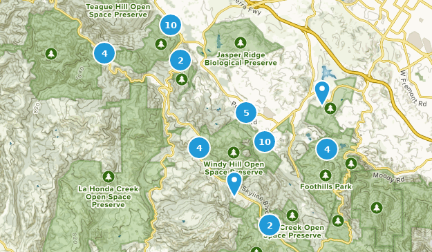 Portola Valley, California Map