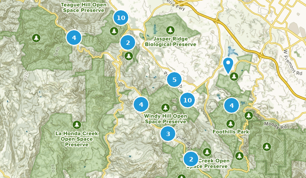 Portola Valley, Californie Map