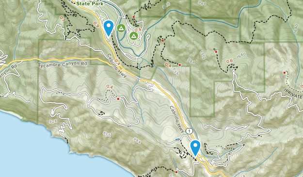 Posts, California Map