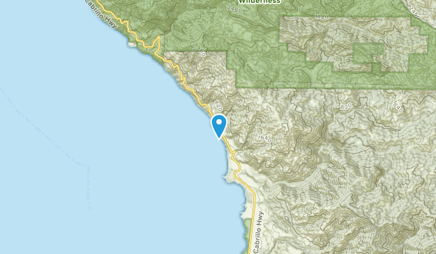 Ragged Point, California Map