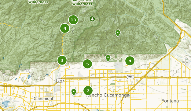 Rancho Cucamonga, California Map
