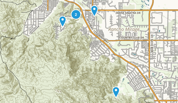 Rancho Mirage, California Map