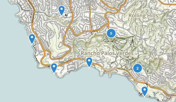 Rancho Palos Verdes, California Map