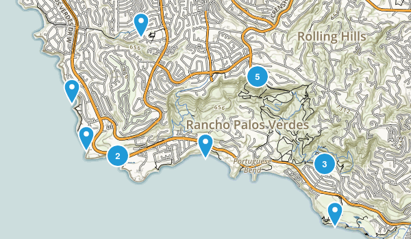 Rancho Palos Verdes, California Map