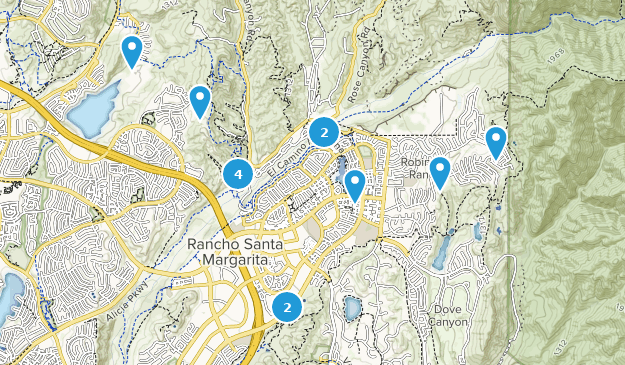 Rancho Santa Margarita, Kalifornien Map