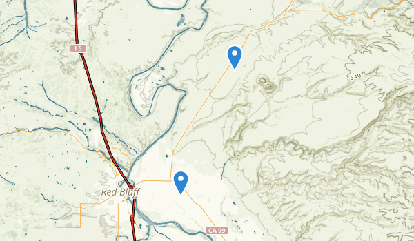 Red Bluff, California Map