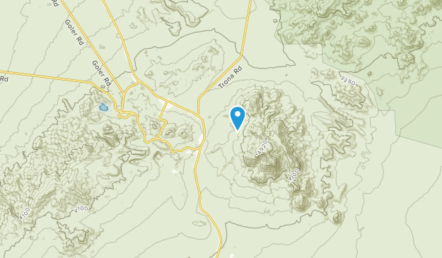 Red Mountain, California Map