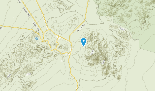 Red Mountain, Kalifornien Map