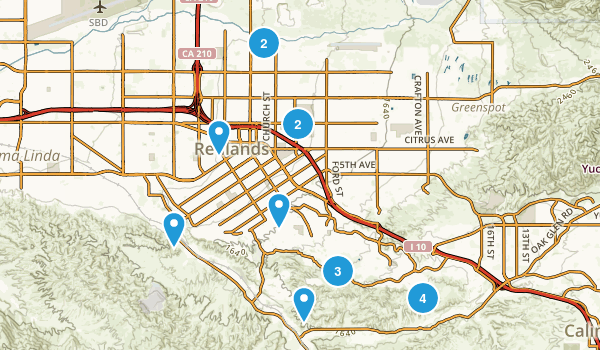 Redlands, California Map