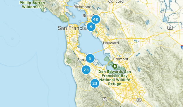 Redwood City, Californie Map