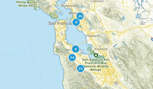 Redwood City, California Map