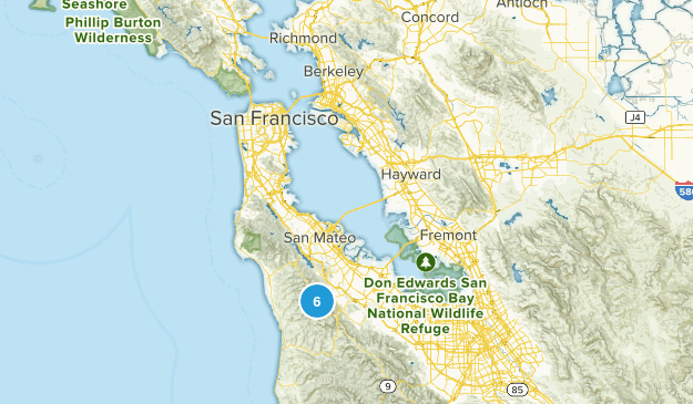 Redwood Park, California Map