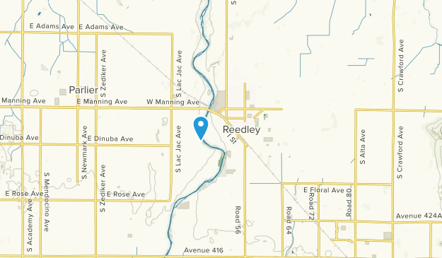 Reedley, California Map