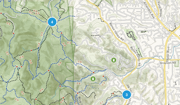 Reliez Valley, California Map