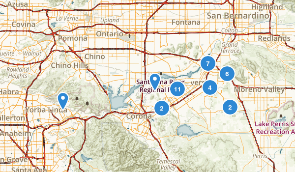 Riverside, California Map