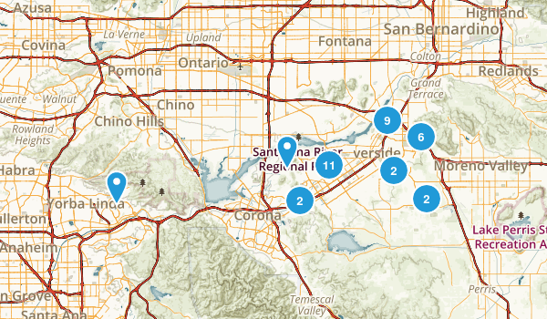 Riverside, California Map