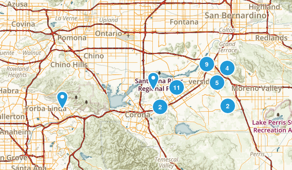 Riverside, California Map