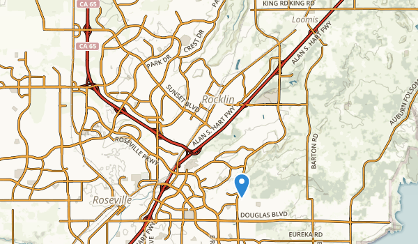 Rocklin, California Map