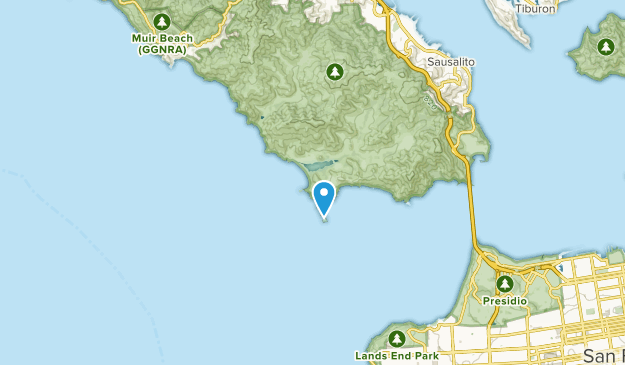Rodeo Beach, California Map