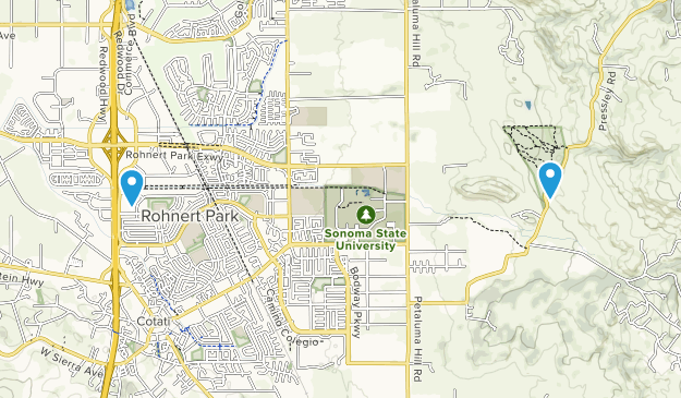 Rohnert Park Zip Code Map - Map