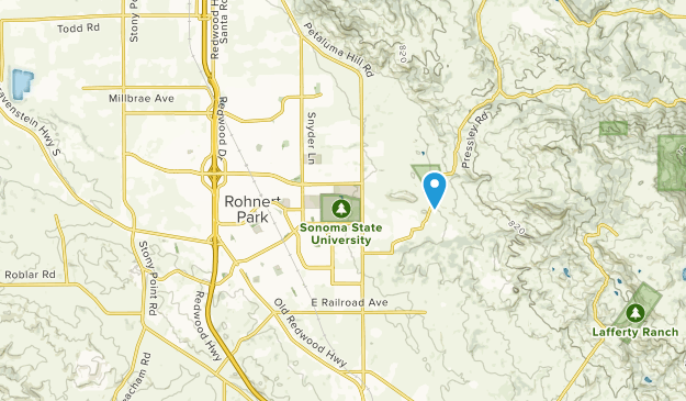 Rohnert Park, Californie Map