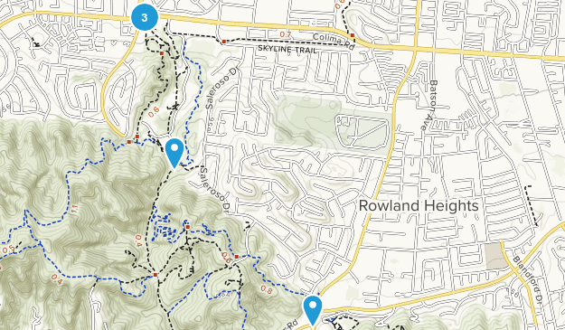 Rowland Heights, Kalifornien Map