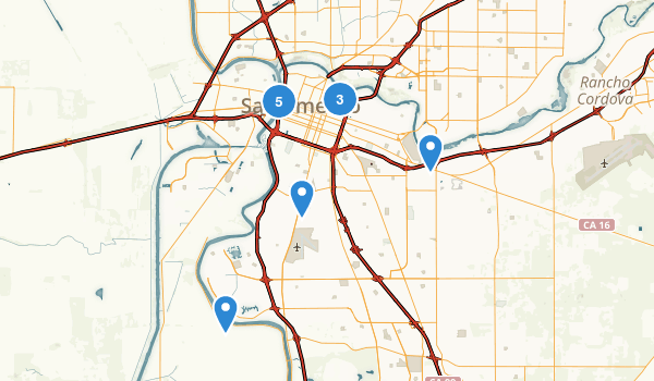 Sacramento, California Map