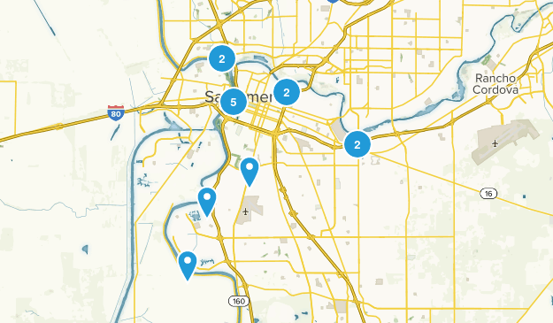 Sacramento, California Map