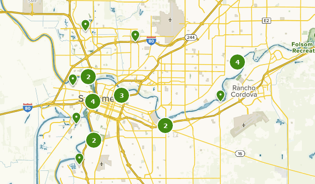 Sacramento, California Map