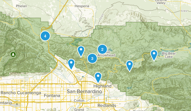 San Bernardino, California Map