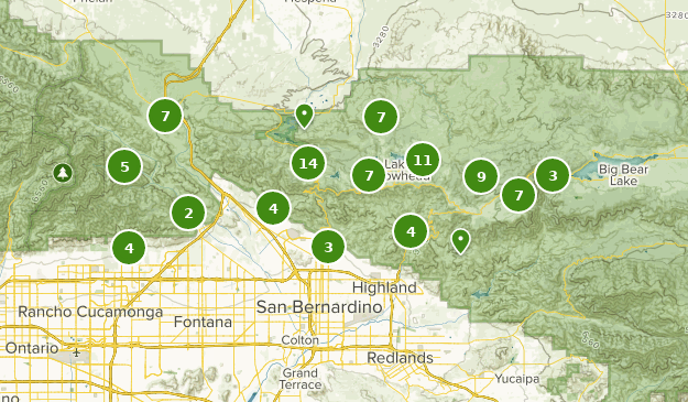 San Bernardino, California Map
